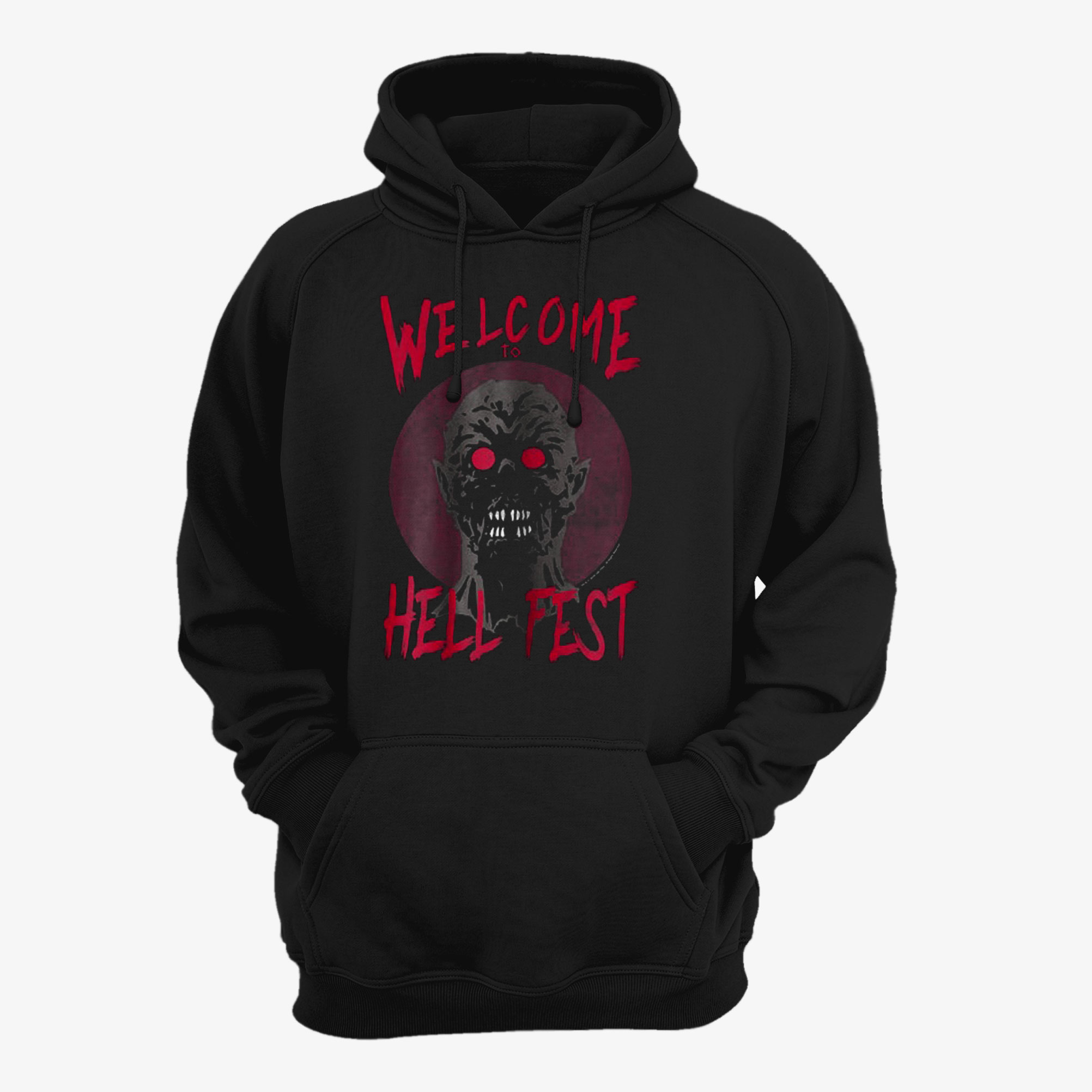 Horror Monster Welcome To Hell Fest Hoodie