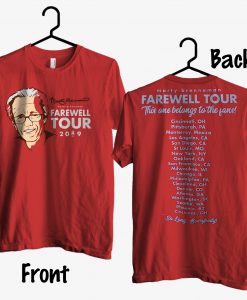 Marty Farewell Tour T shirt Front Back
