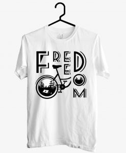 Mountain Bike Lover Bicycle Freedom World Bicycle Day T shirt