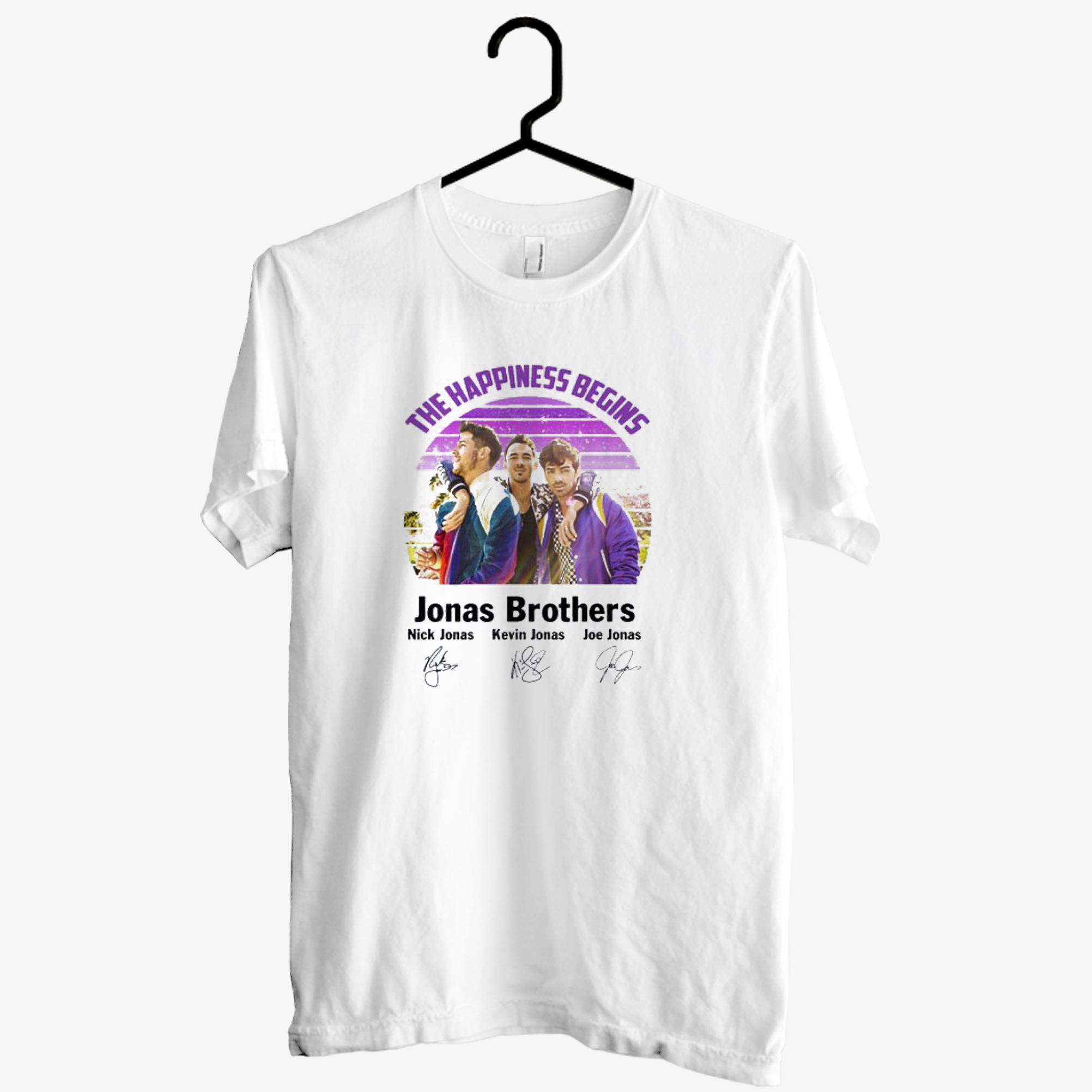 The Happiness Begins Jonas Brothers Signatures T shirt