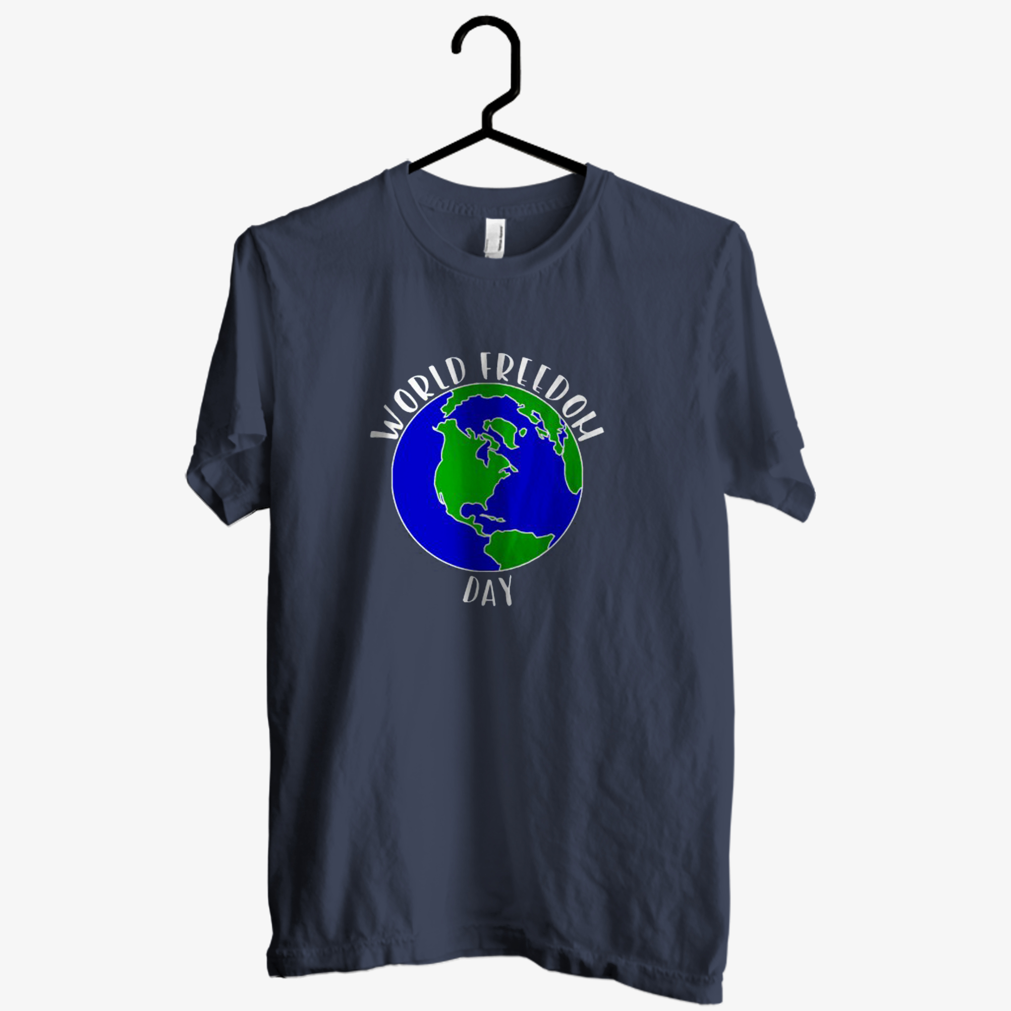 World Freedom Day Earth T shirt