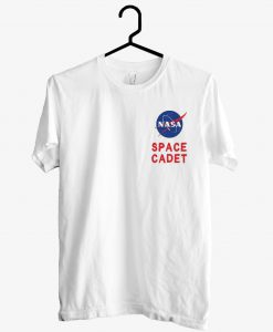 NASA Space Cadets Pocket Logo T shirt