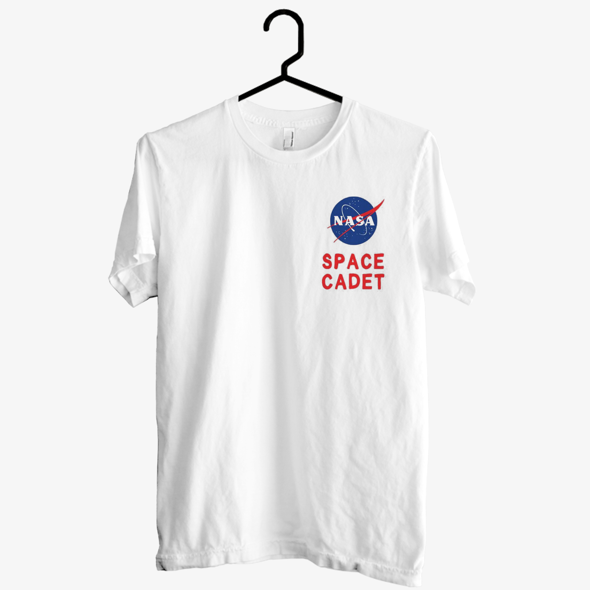 NASA Space Cadets Pocket Logo T shirt