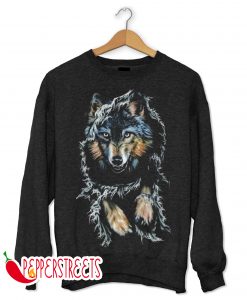 A Very Horrible Jungle Wolf Sweatshirt