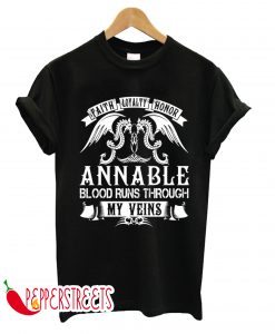 ANNABLE Blood Runs Through My Veins T-Shirt