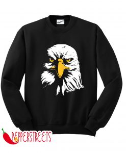 American Eagle Bald Eagle Face Design Sweatshirt