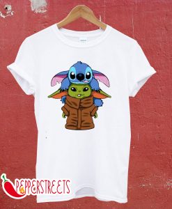 Baby Stitch and Baby Yoda T-Shirt