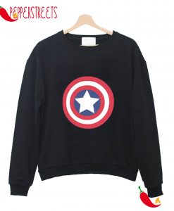 Bewakoof Captain America Shield Full Sleeve Sweatshirt
