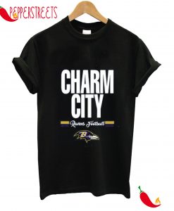 CHARM CITY Ravers Football T-Shirt