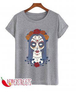 DAY OF THE DEAD SUGAR SKULL T-SHIRT MEN