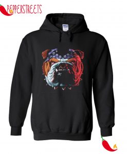 Details about Bulldog for men black biker bulldog decal Hoodie