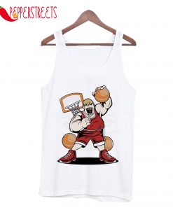 Fat Basketball Player Graphic Tank Top