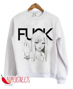 Fuck Anime Girl Sweatshirt