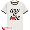 God Is Love Logo Men White T-Shirt