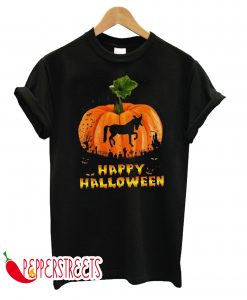 Horse Pumpkin Happy Halloween T-Shirt