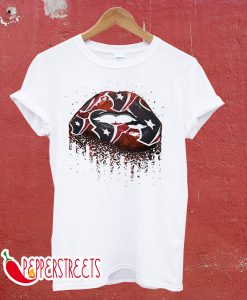 Houston Texans lips T-shirt