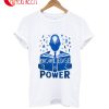 Knowledge Is Power Reading Book Light Bulb T-Shirt