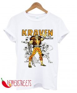 Kraven Hunter Retro Comic Villain Marvel Comics Snister Six Graphic Tee T-Shirt