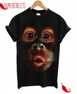 Monkey Face All Over Printed T-Shirt