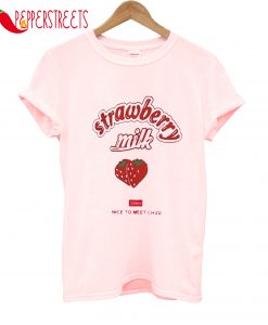 Nice To Meet Chuu Strawberry Milk T-Shirt