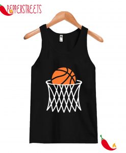 Orange Basketball Tank Top