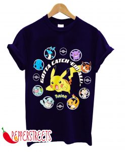 Pokemon Gotta Catch Em Playera De Manga Corta Para Niño T-Shirt