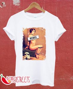 Princess Leia in bondage REBEL Star Wars T shirt