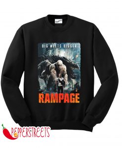 Rampage Dwayne Johnson The Movie Sweatshirt