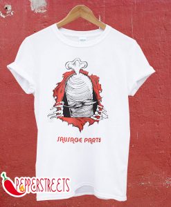 Sausage Skateboards Sausage Ripper White T shirt