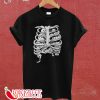 Skeleton chest cat T-Shirt