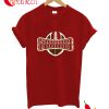 Sunday Funday Football Red And Brown T-Shirt