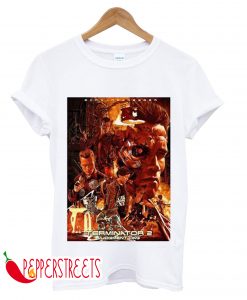 TERMINATOR 2 JUDGMENT DAY T2 RETRO SKYNET T-SHIRT