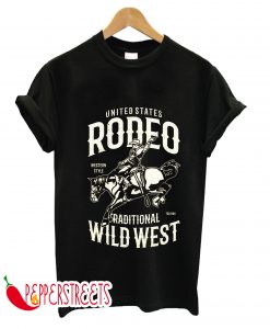 United States Rodeo Western Style Traditional Wild West T-Shirt