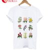 Vintage Botanical Floral Flower T-Shirt