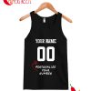 Your Name 00 Personalize Your Number Tank Top