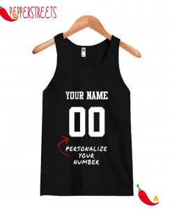 Your Name 00 Personalize Your Number Tank Top
