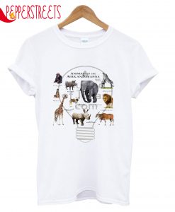 Animals Of The Afican Savanna T-Shirt