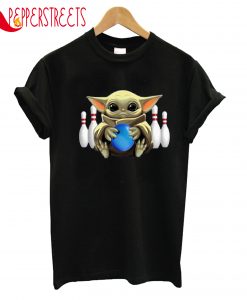 Baby Yoda Hug Bowling Classic T-Shirt