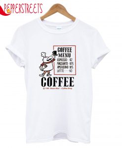 Coffee Menu T-Shirt