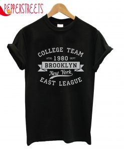 College Team Brooklyn New York East League T-Shirt