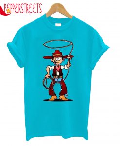 Cowboy Eit Einem T-Shirt