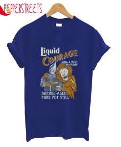 Liquid Courage Single Malt 90 Proof Barrel Aged T-Shirt