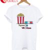 Popcorn 3D With Glasses T-Shirt