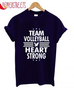 Team Volleyball Heart Strong T-Shirt