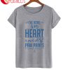 The Road To My Heart Paw Prints T-Shirt