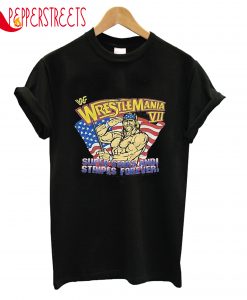 Wrestlemania VII Super Stars And Stripes Forever T-Shirt
