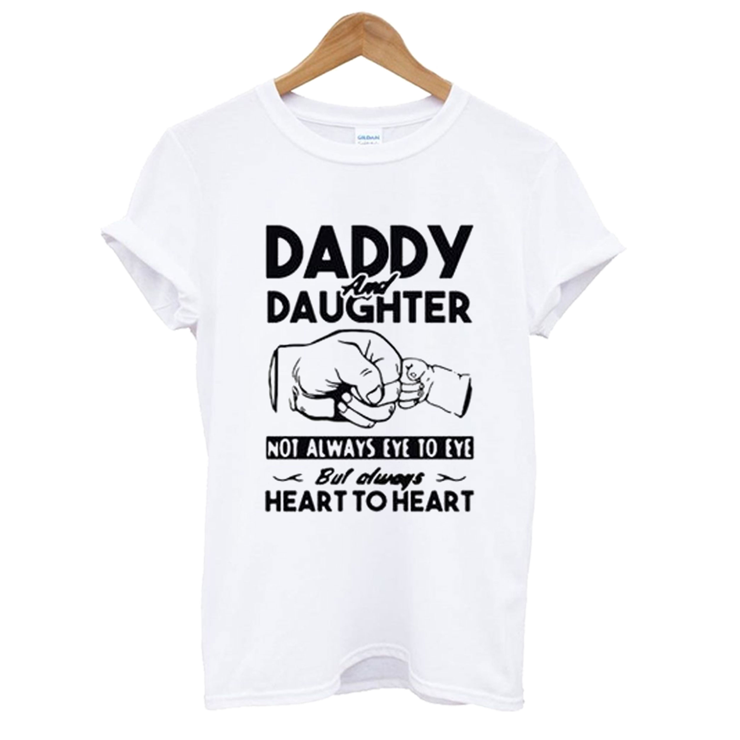 Daddy and daughter not always eye to eye T-Shirt