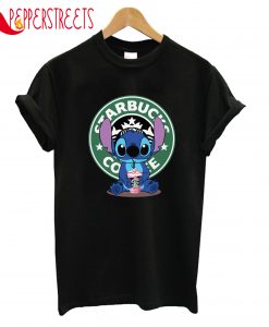 Stitch And Starbucks T-Shirt