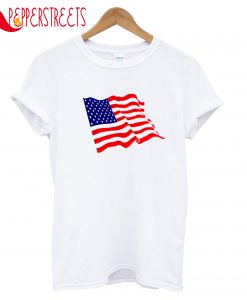 Waving America Flag T-Shirt