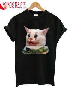 Yelling Woman Cat T-Shirt